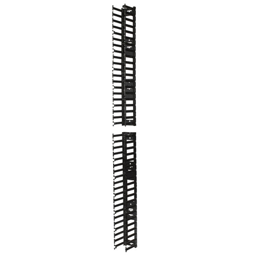 APC AR7588 kabelkanal Lige kabelbakke Sort