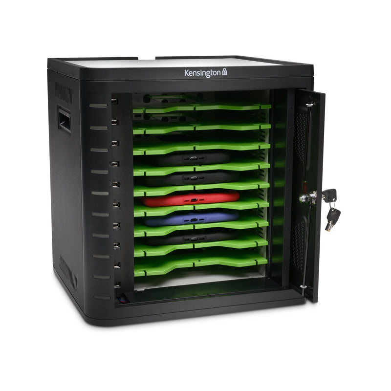 Kensington K67862EU ladestation organisator Bærbart enhedshåndteringsskab Sort