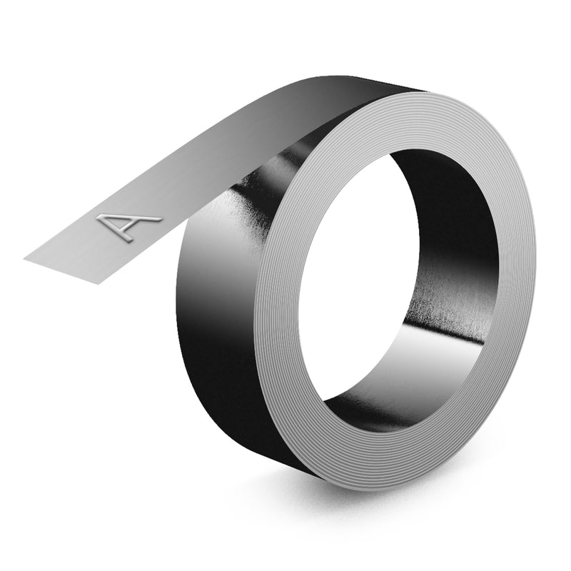DYMO 12mm Non Adhesive Stainless Steel Tape etiketbånd
