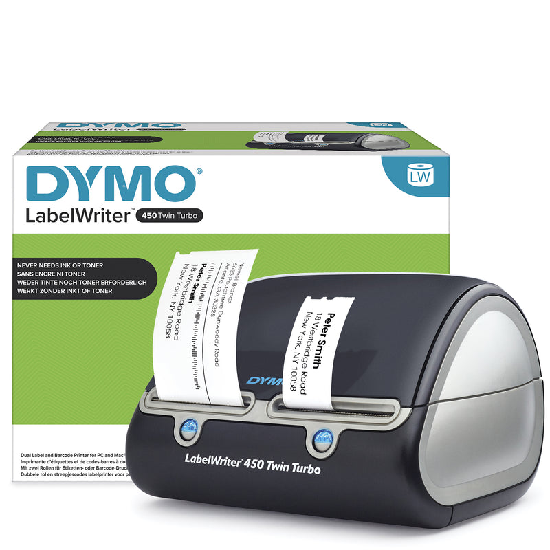 DYMO LabelWriter 450 Twin Turbo etiketprinter 600 x 300 dpi