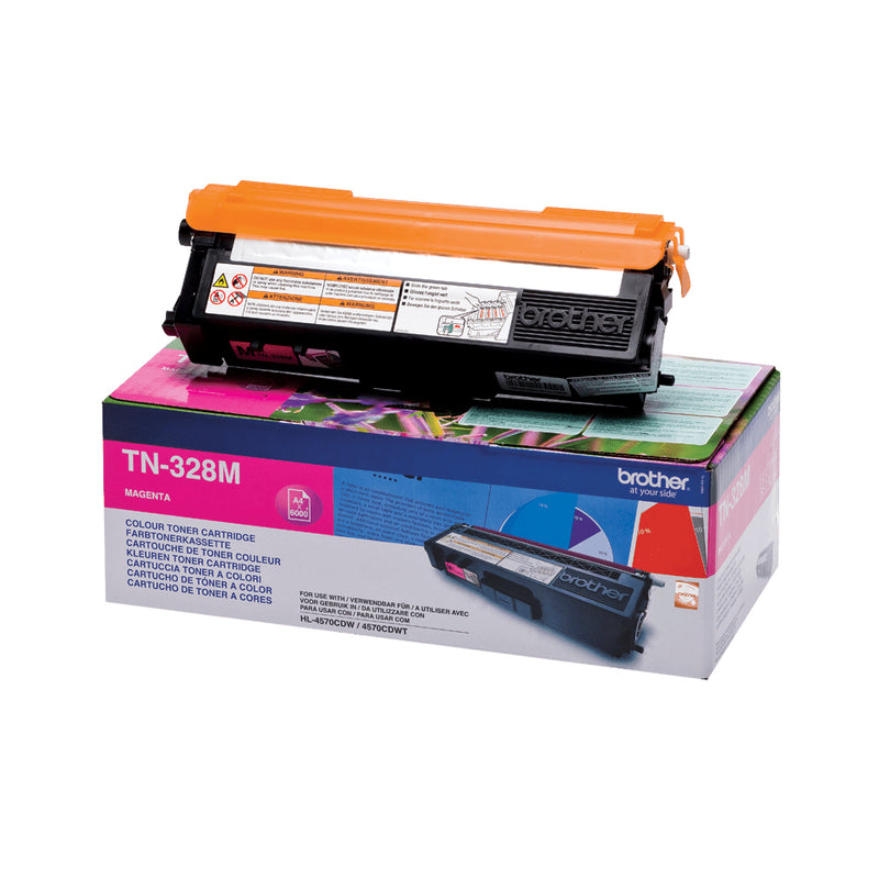 Brother TN-328M tonerpatron 1 stk Original Magenta