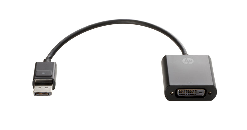 HP DisplayPort to DVI-D Adapter 0,19 m Sort