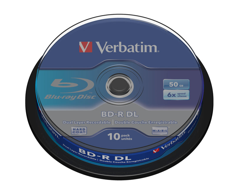 Verbatim 43746 blank Blu-ray disk BD-R 50 GB 10 stk