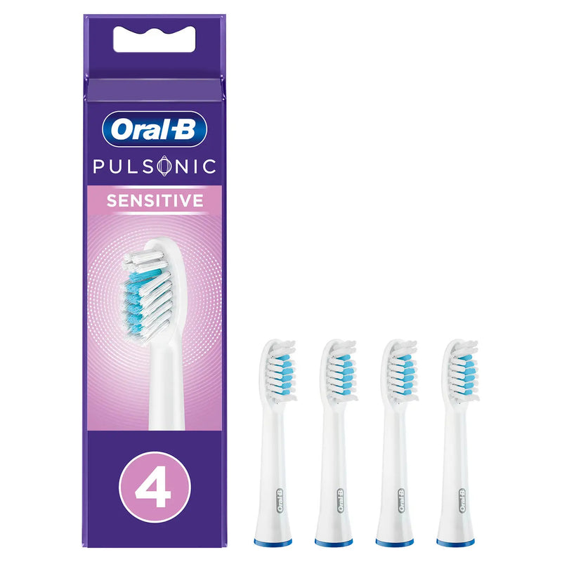 Oral-B Pulsonic Sensitive 4 stk Hvid