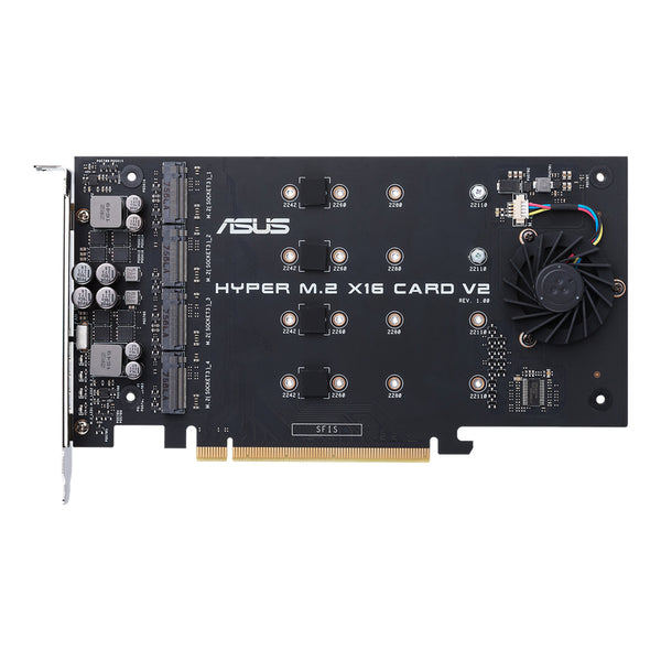 ASUS HYPER M.2 X16 CARD V2 interface-kort/adapter Intern