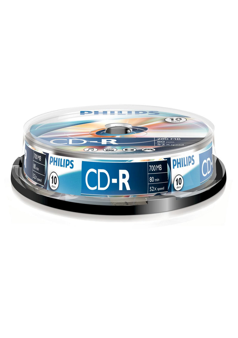 Philips CR7D5NB10/00 blank CD 700 MB 10 stk