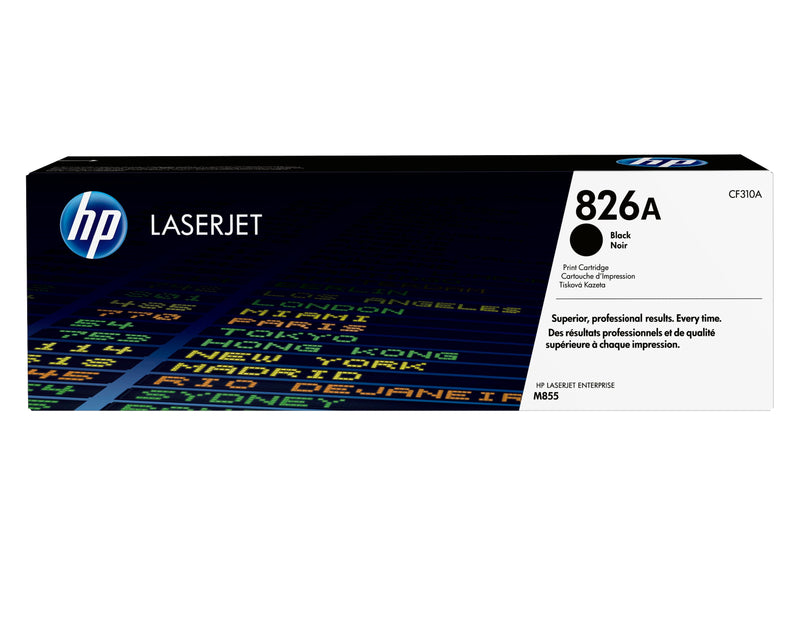 HP 826A Black Original LaserJet Toner Cartridge tonerpatron 1 stk