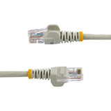 StarTech.com 45PAT50CMGR netværkskabel Grå 0,5 m Cat5e U/UTP (UTP)