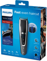 Philips 5000 series HC5650/15 skæg- og hårtrimmer Sort, Sølv 28 Lithium-Ion (Li-Ion)
