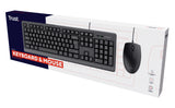 Trust Primo tastatur Mus inkluderet Universel USB QWERTY US engelsk Sort