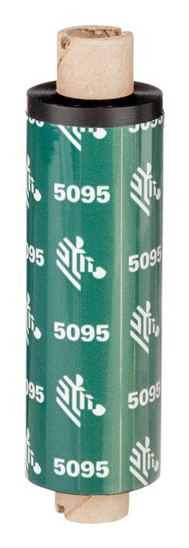 Zebra 5095 HighPerformance Resin varmebånd 450 m Sort