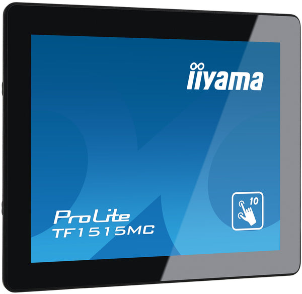 iiyama TF1515MC-B2 computerskærm 38,1 cm (15") 1024 x 768 pixel XGA LED Berøringsskærm Sort
