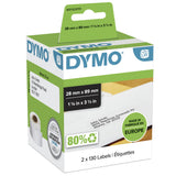 DYMO LW - Standard Address Labels - 28 x 89 mm - S0722370 Hvid Selvklæbende printeretiket