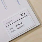 Brother DK-22212 etiketbånd Sort på hvid