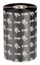 Zebra 2100 Wax varmebånd 450 m Sort