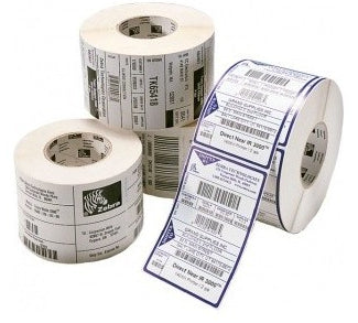 Zebra Z-Perform 1000D Hvid Permanent Adhesive