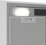 Beko HNU51311SH emhætte Indbygget Sølv 381 m³/t