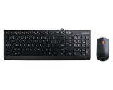 Lenovo 300 tastatur Mus inkluderet Universel USB QWERTY US engelsk Sort