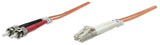 Intellinet 1m LC/ST InfiniBand og fiberoptisk kabel Orange
