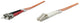 Intellinet 1m LC/ST InfiniBand og fiberoptisk kabel Orange