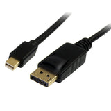 StarTech.com MDP2DPMM3M DisplayPort kabel 3 m Mini DisplayPort Sort