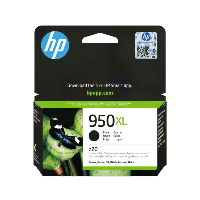 HP 950XL High Yield Black Original Ink Cartridge blækpatron 1 stk Højt (XL) udbytte