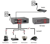 LevelOne FEP-0812 netværksswitch Fast Ethernet (10/100) Strøm over Ethernet (PoE) Sort