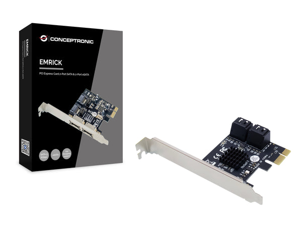 Conceptronic CSATA600EXI interface-kort/adapter Intern SATA, eSATA