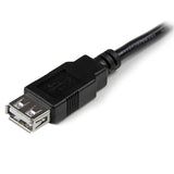 StarTech.com USBEXTAA6IN USB-kabel USB 2.0 0,152 m USB A Sort