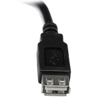 StarTech.com USBEXTAA6IN USB-kabel USB 2.0 0,152 m USB A Sort