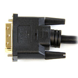 StarTech.com HDDVIMM3M videokabel adapter 3 m HDMI DVI-D Sort