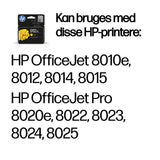 HP 912XL High Yield Yellow Original Ink Cartridge blækpatron 1 stk Højt (XL) udbytte