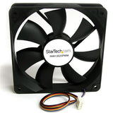 StarTech.com FAN12025PWM Computerkølesystem Computerkabinet Ventilator 12 cm Sort
