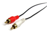 StarTech.com 0.92m, 3.5mm/2xRCA, M/M lydkabel 0,92 m Sort