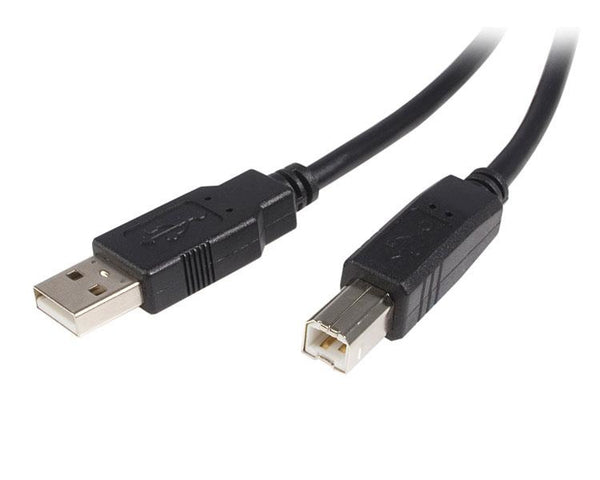 StarTech.com 2.0m USB 2.0 A-B USB-kabel 2 m USB A USB B Sort