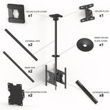 Multibrackets 5477 skærmbeslag til skiltning 139,7 cm (55") Sort
