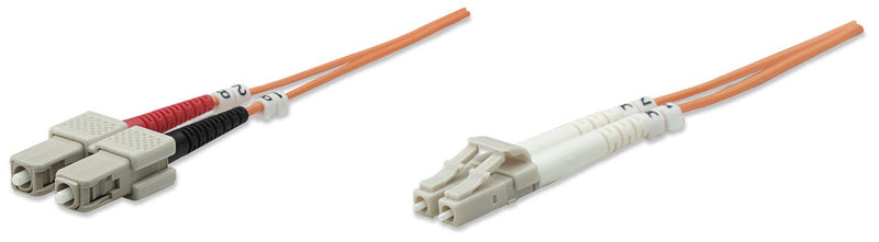 Intellinet 1.0m LC-SC M/M InfiniBand og fiberoptisk kabel 1 m Orange