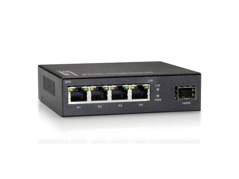 LevelOne GEU-0521 netværksswitch Ikke administreret Gigabit Ethernet (10/100/1000) Grå