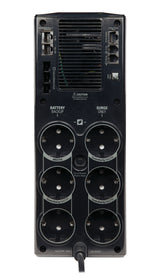 APC Back-UPS Pro UPS-enhed Interaktivt indgangsstik 1,5 kVA 865 W 6 AC stikkontakt(er)