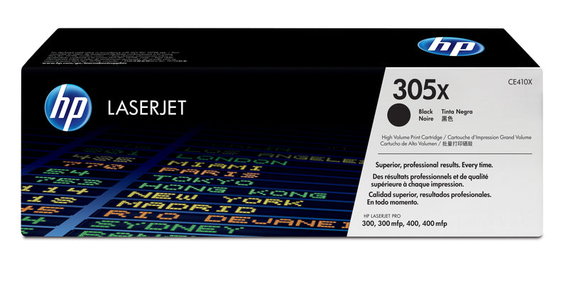 HP 305X High Yield Black Original LaserJet Toner Cartridge tonerpatron 1 stk