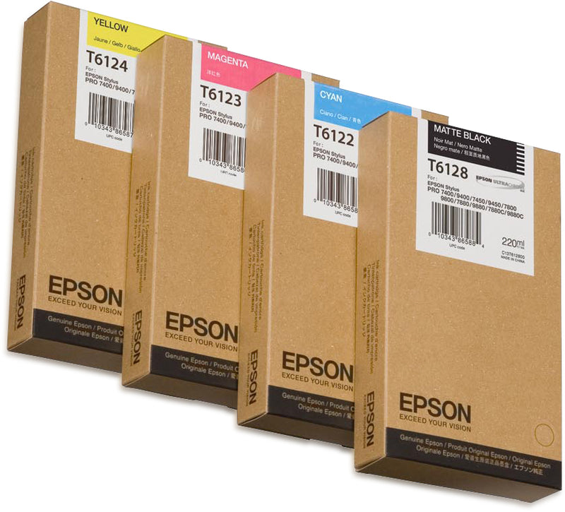 Epson T6124 blækpatron 1 stk Original Gul