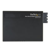 StarTech.com MCM110SC2 netværksomformer til medie 100 Mbit/s 1310 nm Multitilstand Sort