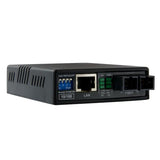 StarTech.com MCM110SC2 netværksomformer til medie 100 Mbit/s 1310 nm Multitilstand Sort
