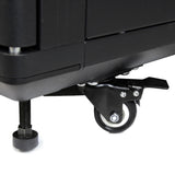 StarTech.com RK1236BKF stativ 12U Fritstående reol Sort