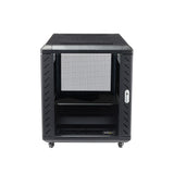 StarTech.com RK1236BKF stativ 12U Fritstående reol Sort