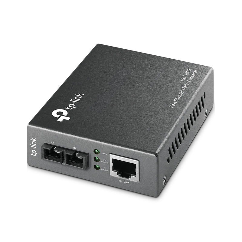 TP-Link MC110CS netværksomformer til medie 1000 Mbit/s 1310 nm Sort
