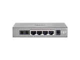 LevelOne FEU-0511 netværksswitch Fast Ethernet (10/100) Sort, Grå