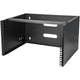 StarTech.com WALLMOUNT6 stativ 6U Vægmonteret stativ Sort
