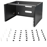 StarTech.com WALLMOUNT6 stativ 6U Vægmonteret stativ Sort