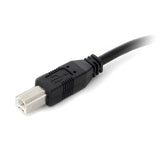 StarTech.com USB2HAB30AC USB-kabel USB 2.0 9 m USB A USB B Sort